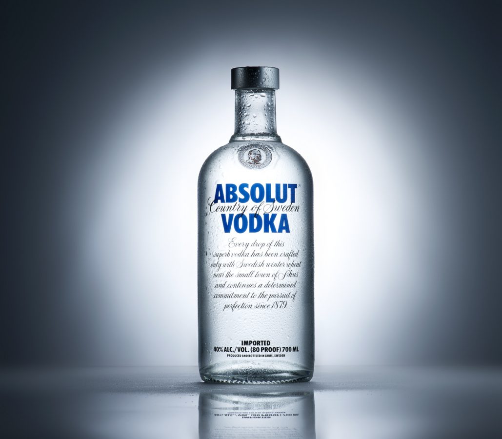 Absolut vodka still life Udalrigo Massimo